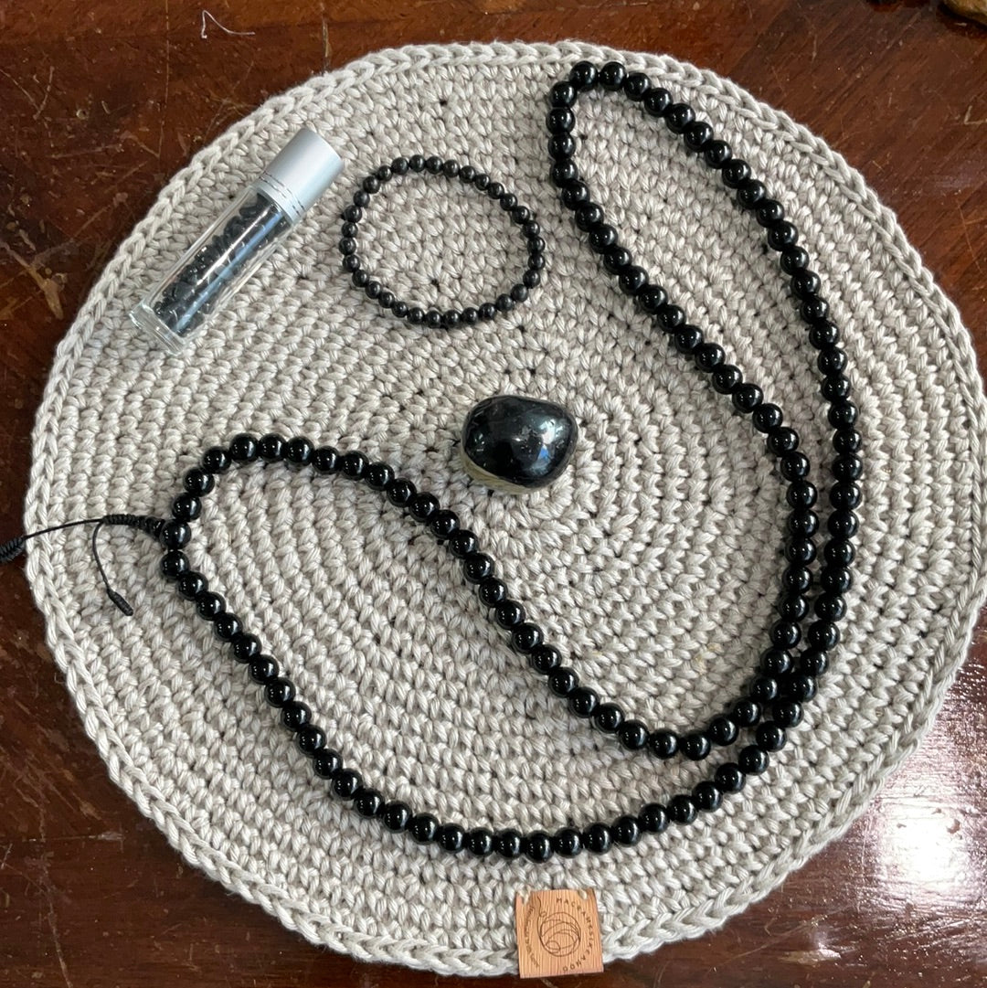 Conjunto Mala  de protección ónix